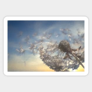 Summer Breeze Dandelion (Impression Artwork) Sticker